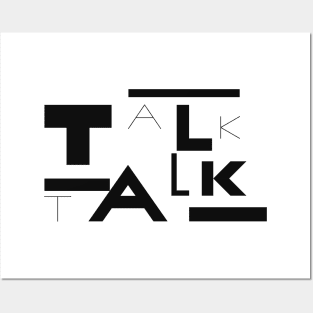 Talk Talk Posters and Art